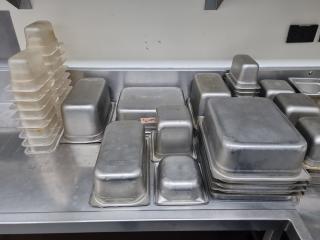 Large Lot of Bain Marie Type Trays