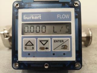 Burkert Type SE35 8035 Inline Flow Meter / Batch Controller w/ Fly Wheel