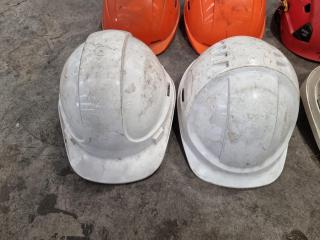Assortment of 8 Safety Helmets