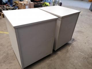 2x Office Mobile Drawer Units