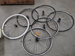6x Assorted Bike Wheels