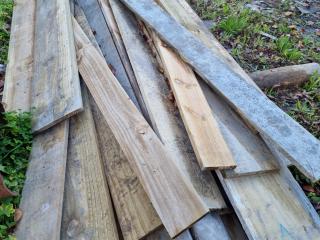 Pile of Assorted Wood Boards