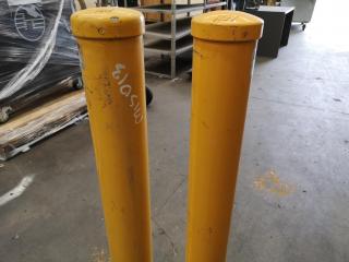 Pair of Heavy Duty Industrial Safety Bollards