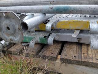 Assortment of Scaffolding Equipment