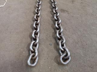 5350kg Incomplete Double Leg Lifting Chain Set