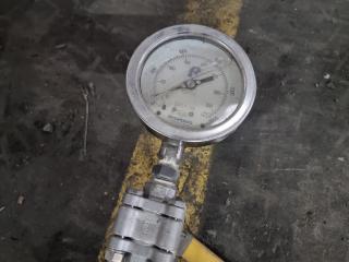 Large Industrial Valve Assembly with Dials