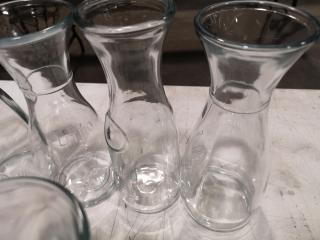 21x Assorted Glass Water Pitchers, Mugs