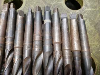 15x Morse Taper No.2 Drills, Metric Sizes