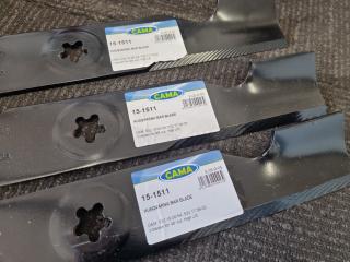 3x Replacement Mower Bar Blades for Husqvarna