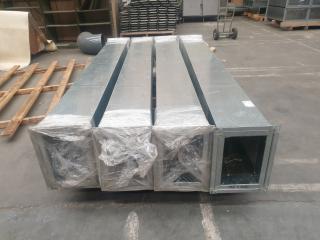 4 x Lengths of Insulated Straight Ductwork