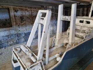 Steel Custom Built Model of Fishing Vessel Kotuku