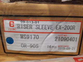 15 x TEMC Riser Sleeve EX-200R MS9170