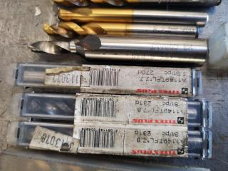 30+ Assorted Short Mill Drill Bits