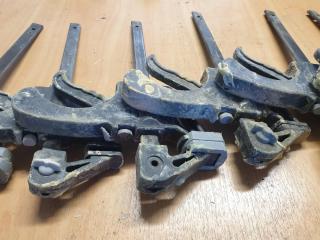 10 x Ratcheting Bar Clamps