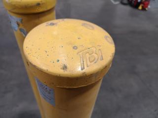 Pair of Heavy Duty Industrial Safety Bollards