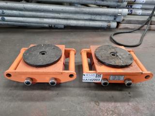 Pair of 6 Ton Cargo Trolleys (CRA-4)