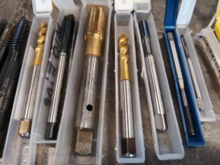 38x Assorted Mill Tap Threader Bits