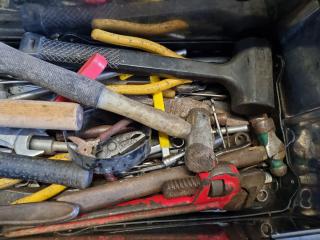 Toolbox with Assorted Handtools