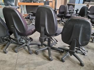 5x Gas-lift Office Desk Chairs