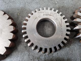 6 x Gear Shaper Cutters