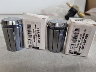 4x Assorted Drill Collets, New