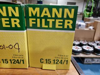 3x Mann Air Filters type C 15 124/1