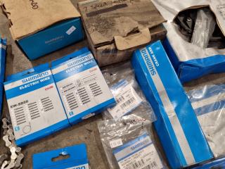 Assorted Shimano Branded Bike Parts & Components