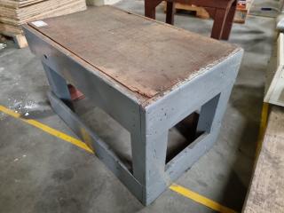 Vintage Wooden Short Work Platform