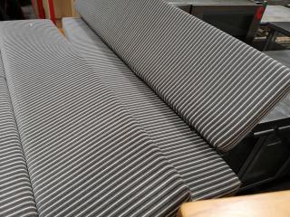 4x 1770mm Long Bench Seat Cushions Squabs