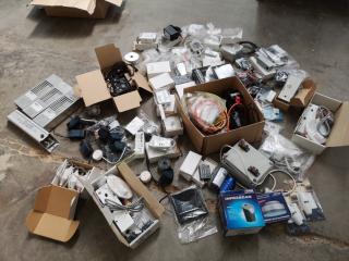 Large Assortment of Lighting Related Hardware
