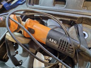 AEG Corded 125mm Angle Grinder Kit