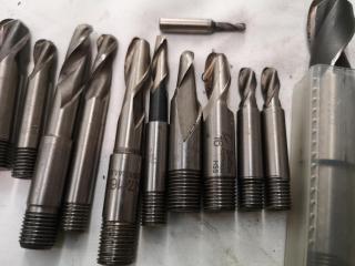 26x Assorted Ball End Mill Cutters, Metric & Imperial Sizes