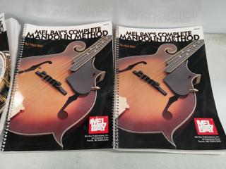 6x Assorted Drum, Guitar, Mandolin, Banjo Tutorial Books