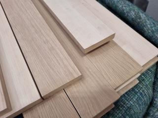 24x Lengths of Wood Veneer Trim Boards