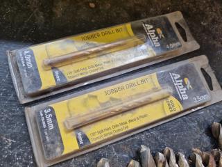 Assorted Morse Taper & Jobber Drills, & More