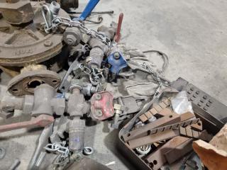Assorted Industrial Parts, Components, Fittings, Power Tool Assemblies, & More