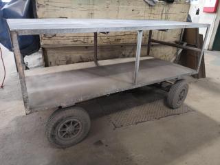 Mobile Workshop Table Trolley Cart