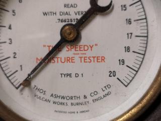 The Speedy Moisture Tester Vintage Industrial Tester