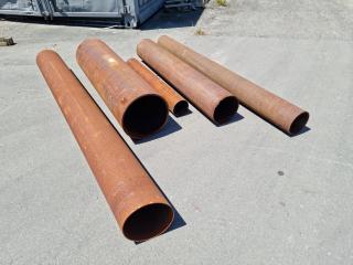 5 Large Diameter Steel Pipes