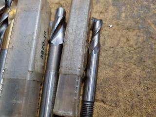 45x Assorted End Mills and Drills