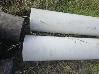 2 x 250mm PVC Pipes