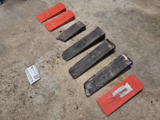 7 Assorted Log Splitting Wedges