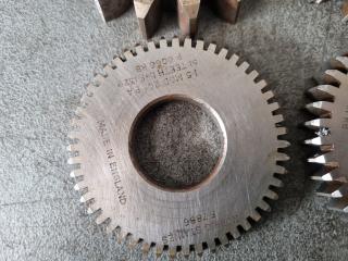 4 x Gear Shaper Cutters