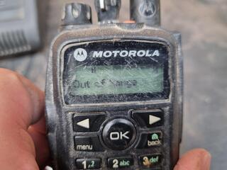 6x Motorola DF3601 2-Way Radios w/ Charger, All Failty Batteries