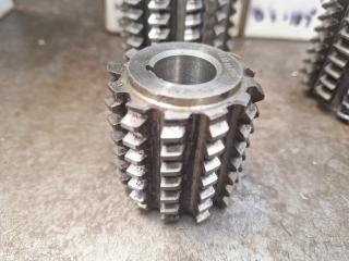 5 x Gear Hobber Cutters