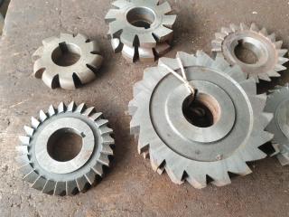 19 Assorted Milling Cutters