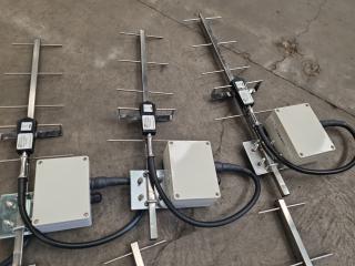 12x Hyperlink Yagi 900Mhz Antennas HG909Y