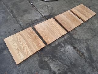 4x Wooden Table Tops