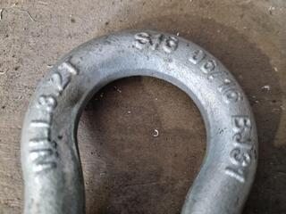 4x Bow Shackles, 3.2-Ton Capacities