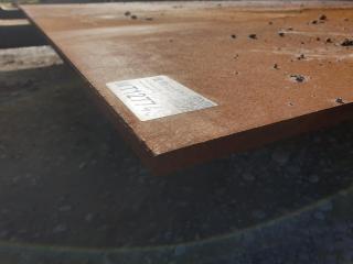 Large Sheet of 13mm Plate Steel